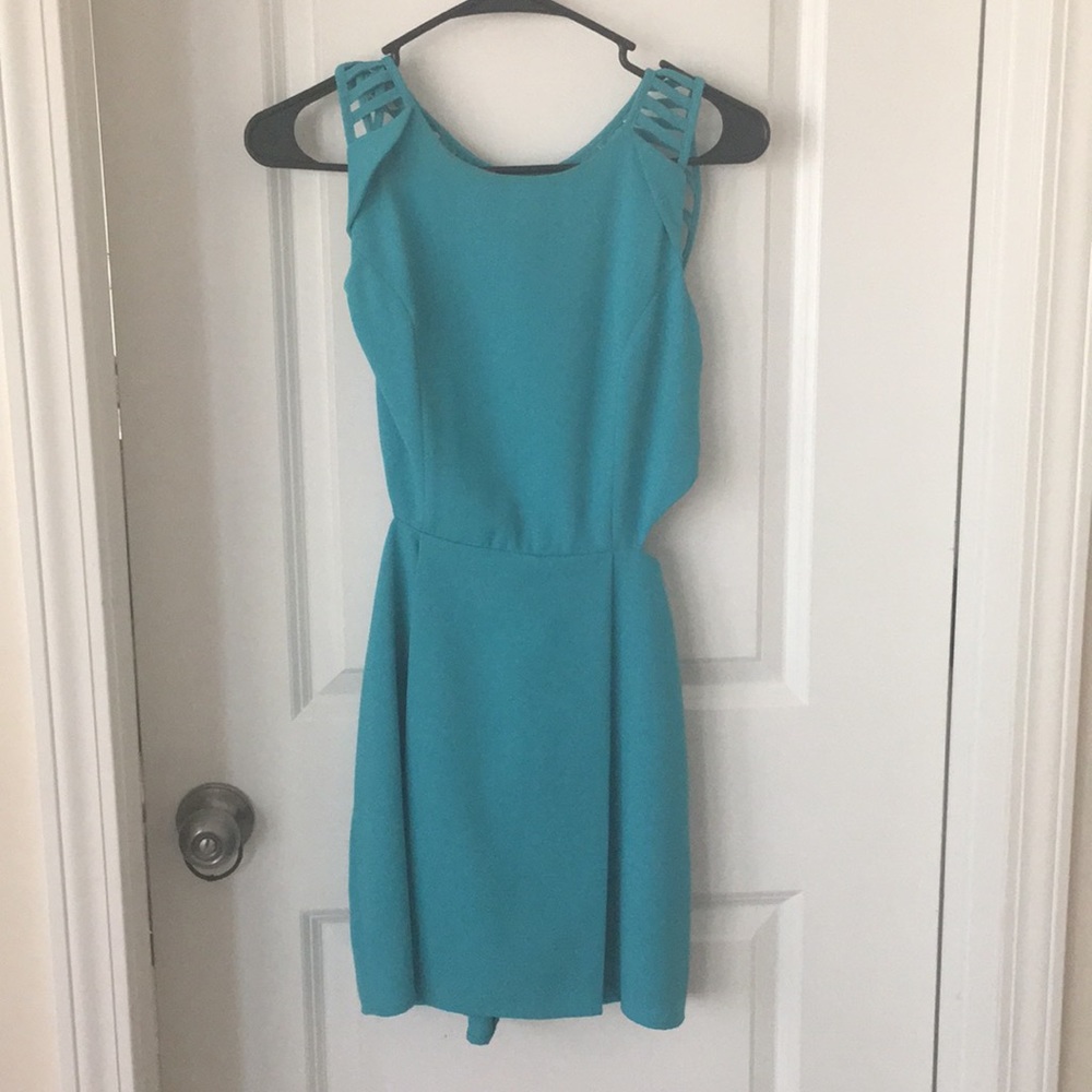 Teal dress